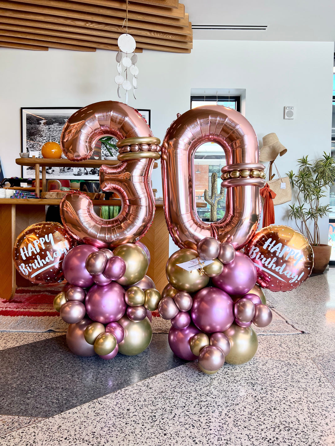 Birthday Age Mini Columns
