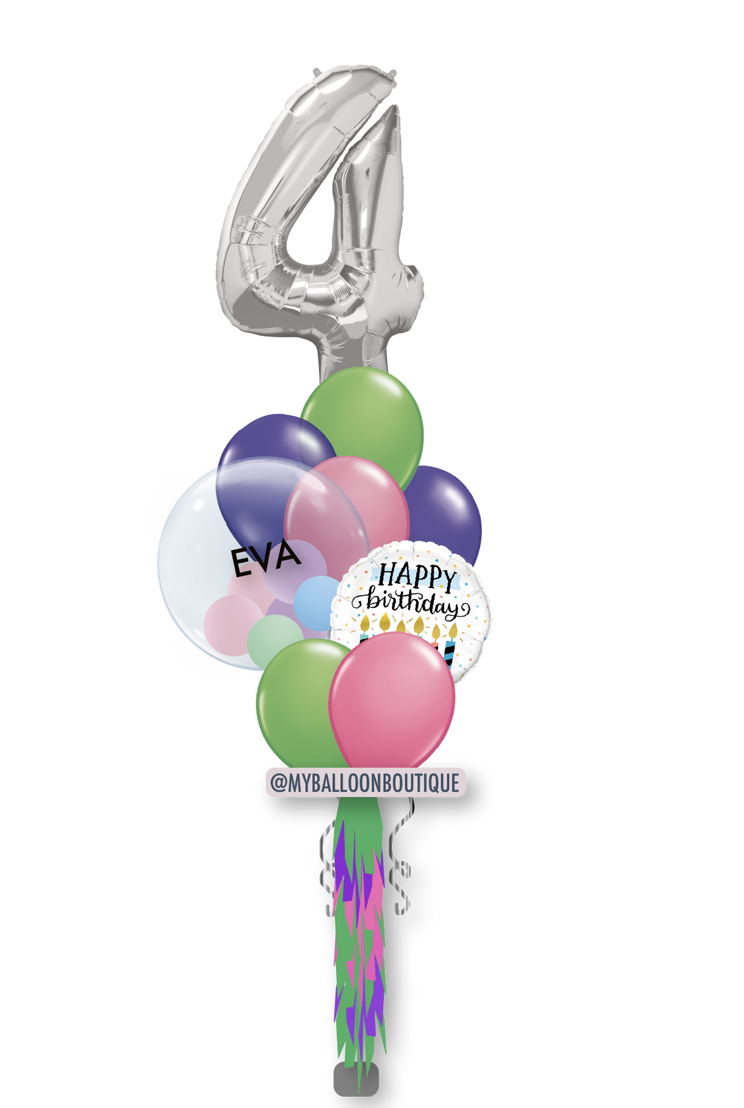 Number Birthday Bunch with Tassel