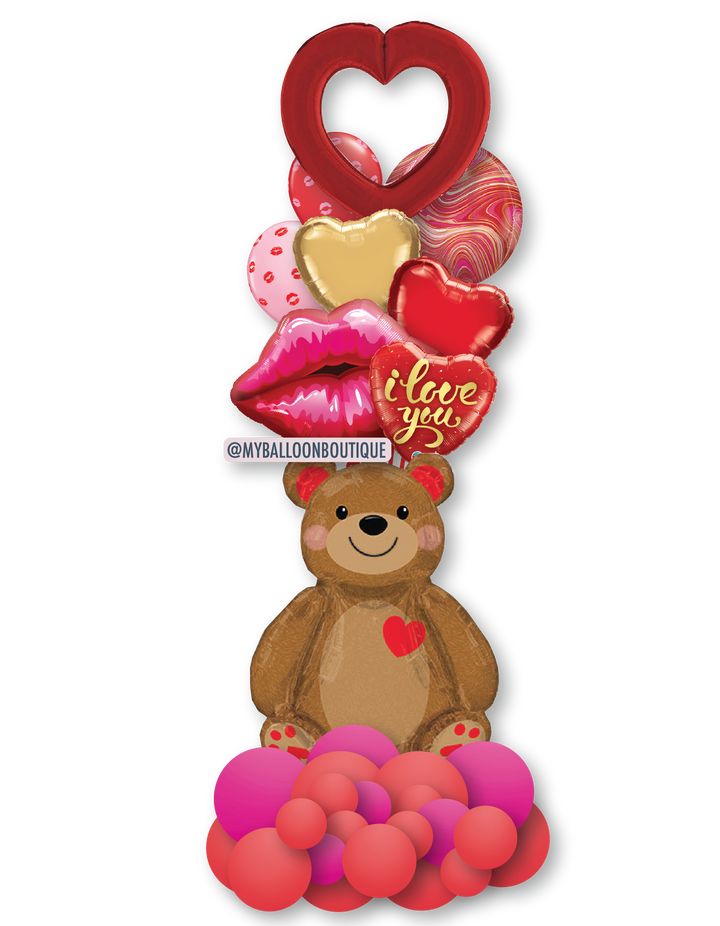 Giant Teddy Balloon Love