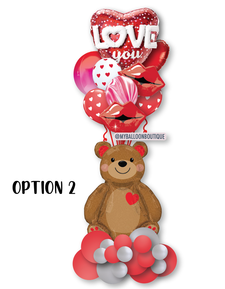 Giant Teddy Balloon Love