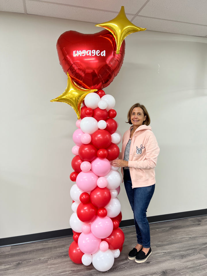 Emoji Heart Column