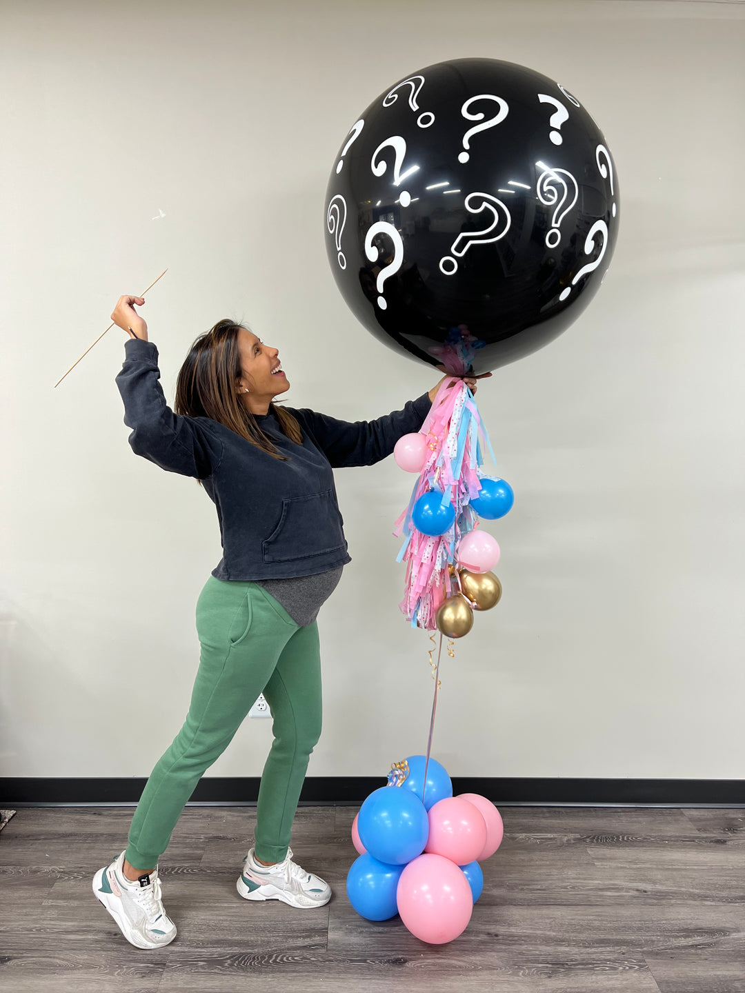 Gender Reveal Balloon with Tassel