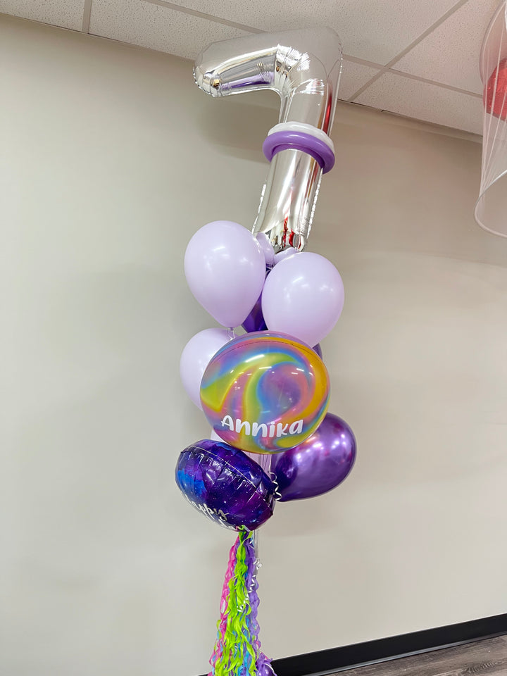 Number Birthday Bunch with Tassel
